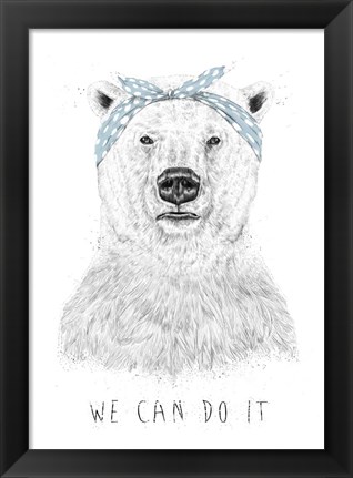 Framed We Can Do It Print