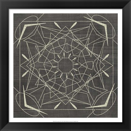 Framed Geometric Tile VII Print