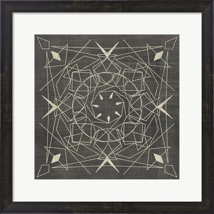 Framed Geometric Tile VIII Print