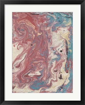 Framed Marbled II Print