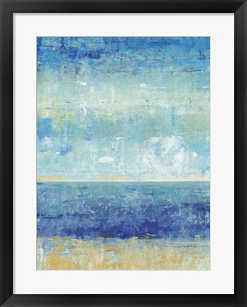 Framed Beach Horizon II Print