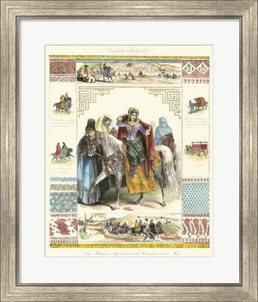 Framed Equestrian Display III Print