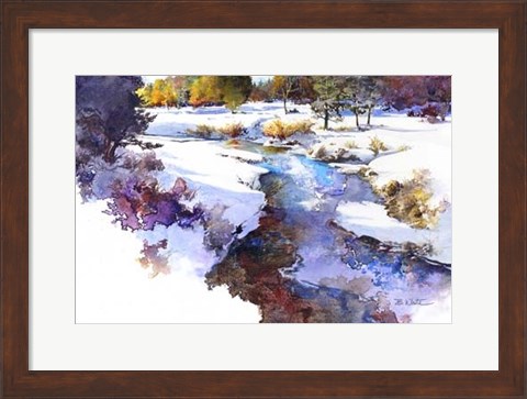 Framed Snake River Meadow - Keystone, Co. Print