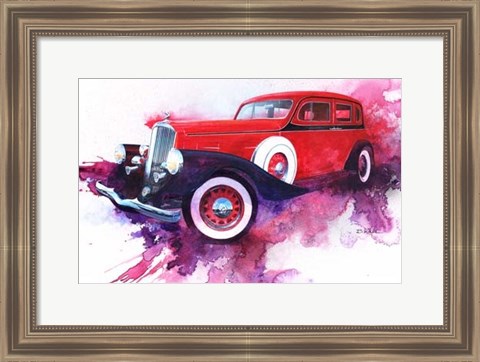 Framed &#39;34 Pierce Arrow Print