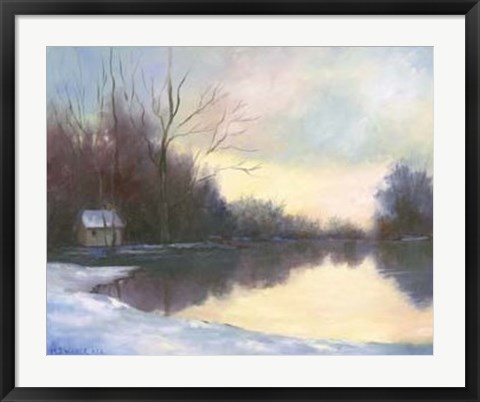 Framed Winter Glow Print