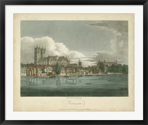 Framed View of Westminster Print