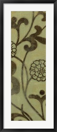 Framed Flowering Vine II Print