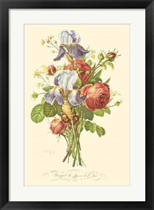 Framed Plentiful Bouquet I Print