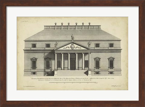 Framed Vintage Facade II Print