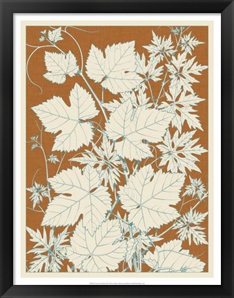 Framed Leaves from Nature III Print