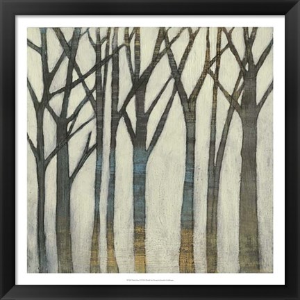 Framed Birch Line I Print