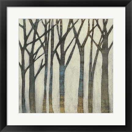 Framed Birch Line I Print