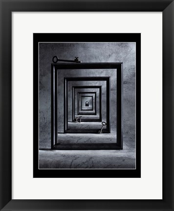 Framed Locked Up Print