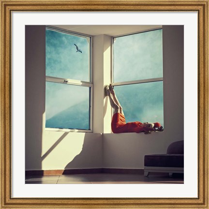 Framed Room With a View Print