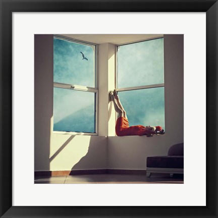 Framed Room With a View Print