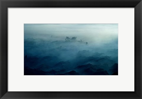 Framed Land of Fog Print