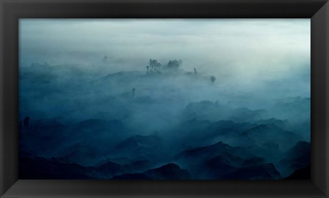 Framed Land of Fog Print