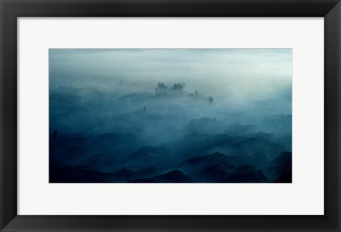 Framed Land of Fog Print