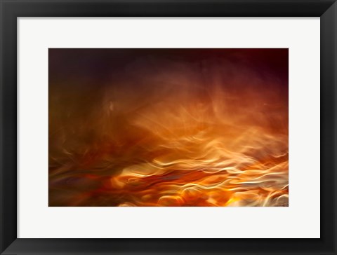 Framed Burning Water Print