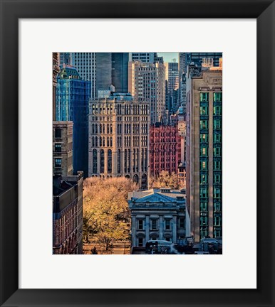 Framed City Life Print