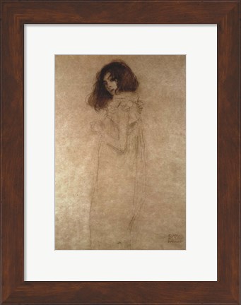 Framed Portrait of a Young Woman, 1896-97 Print