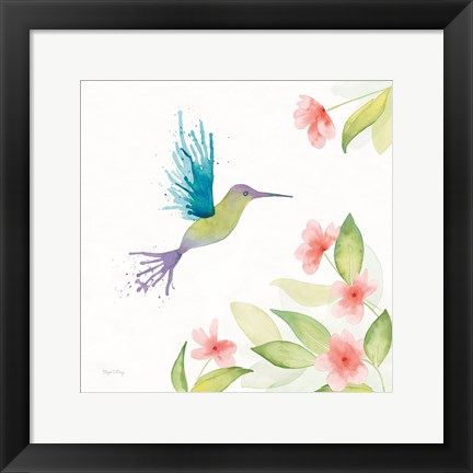 Framed Flit III Print