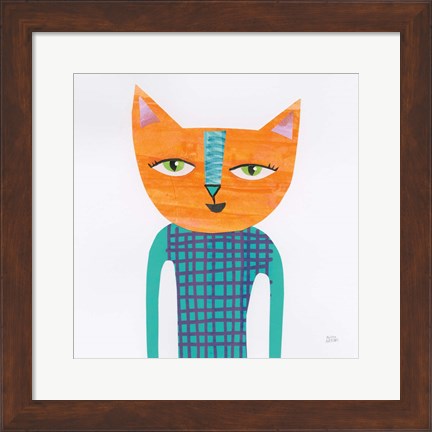 Framed Cool Cats II Print