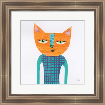 Framed Cool Cats II Print