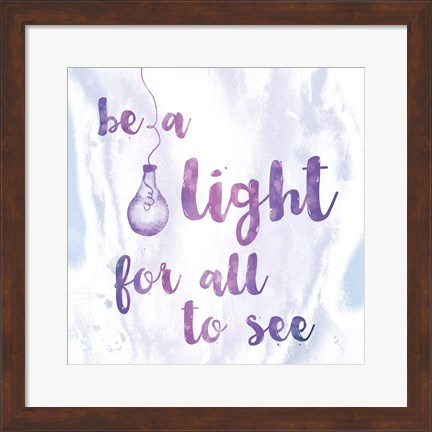 Framed Words of Faith IV Print