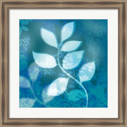 Framed Ink Leaves II Print