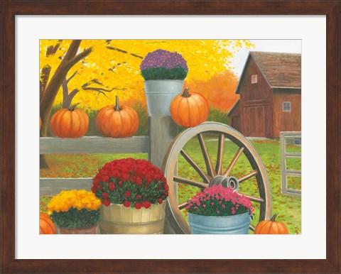 Framed Autumn Affinity II Print