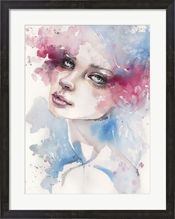 Framed Becoming (Portrait Of Lady) Print