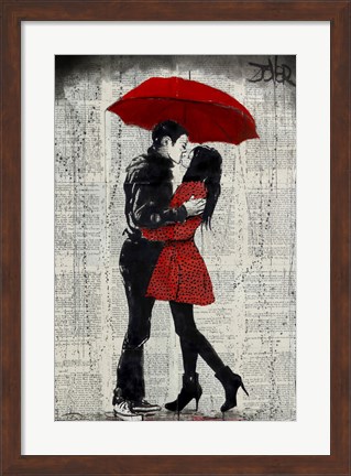 Framed Rain Kisses Print