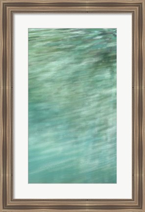 Framed Lake Trail Edge Print