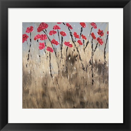 Framed Poppy Dance Print