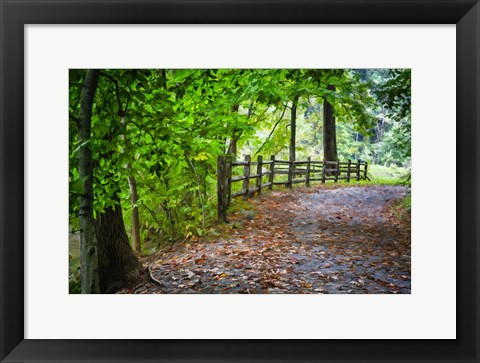 Framed Laurels Pathway Print