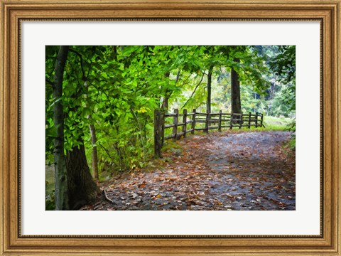 Framed Laurels Pathway Print