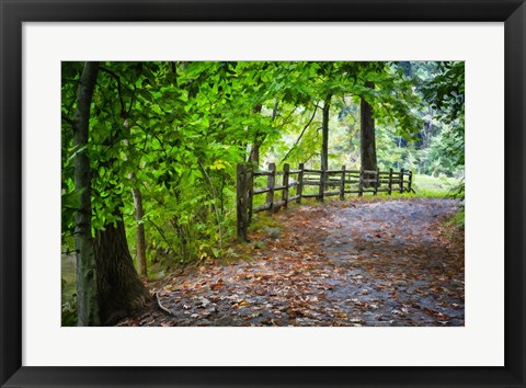 Framed Laurels Pathway Print