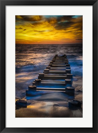 Framed Outfall at Sunrise #2 Print