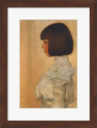 Framed Portrait of Helene Klimt Print