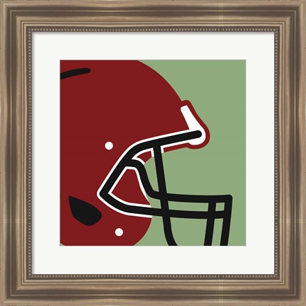Framed Football Close-ups - Helmet Print