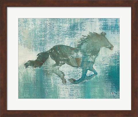 Framed Mustang Study Print