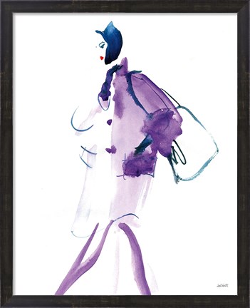 Framed Colorful Fashion IV Print