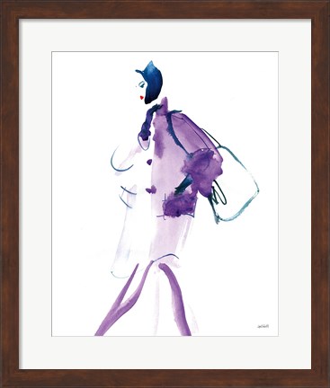 Framed Colorful Fashion IV Print