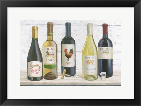 Framed Vintners Recess I Print