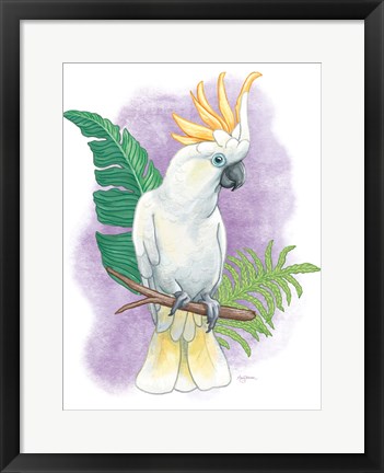 Framed Tropical Flair III Print