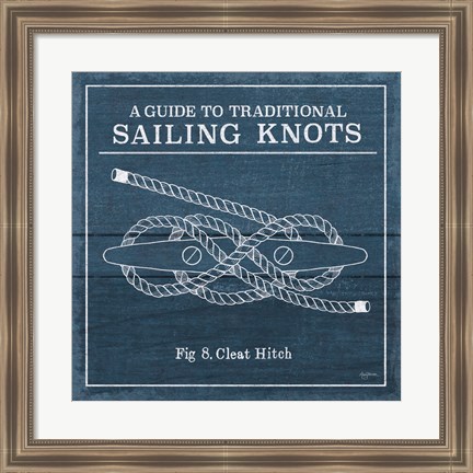 Framed Vintage Sailing Knots VII Print