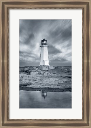 Framed By the Sea I no Border Print