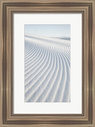 Framed White Sands I no Border Print