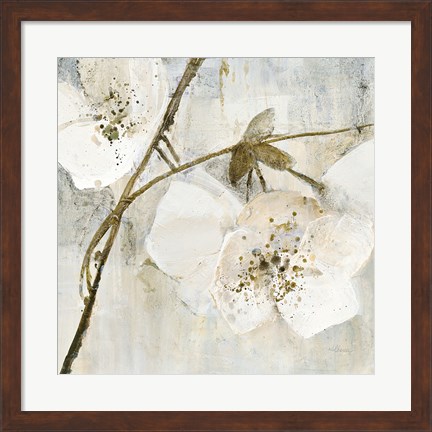 Framed Elegance II Greige Print